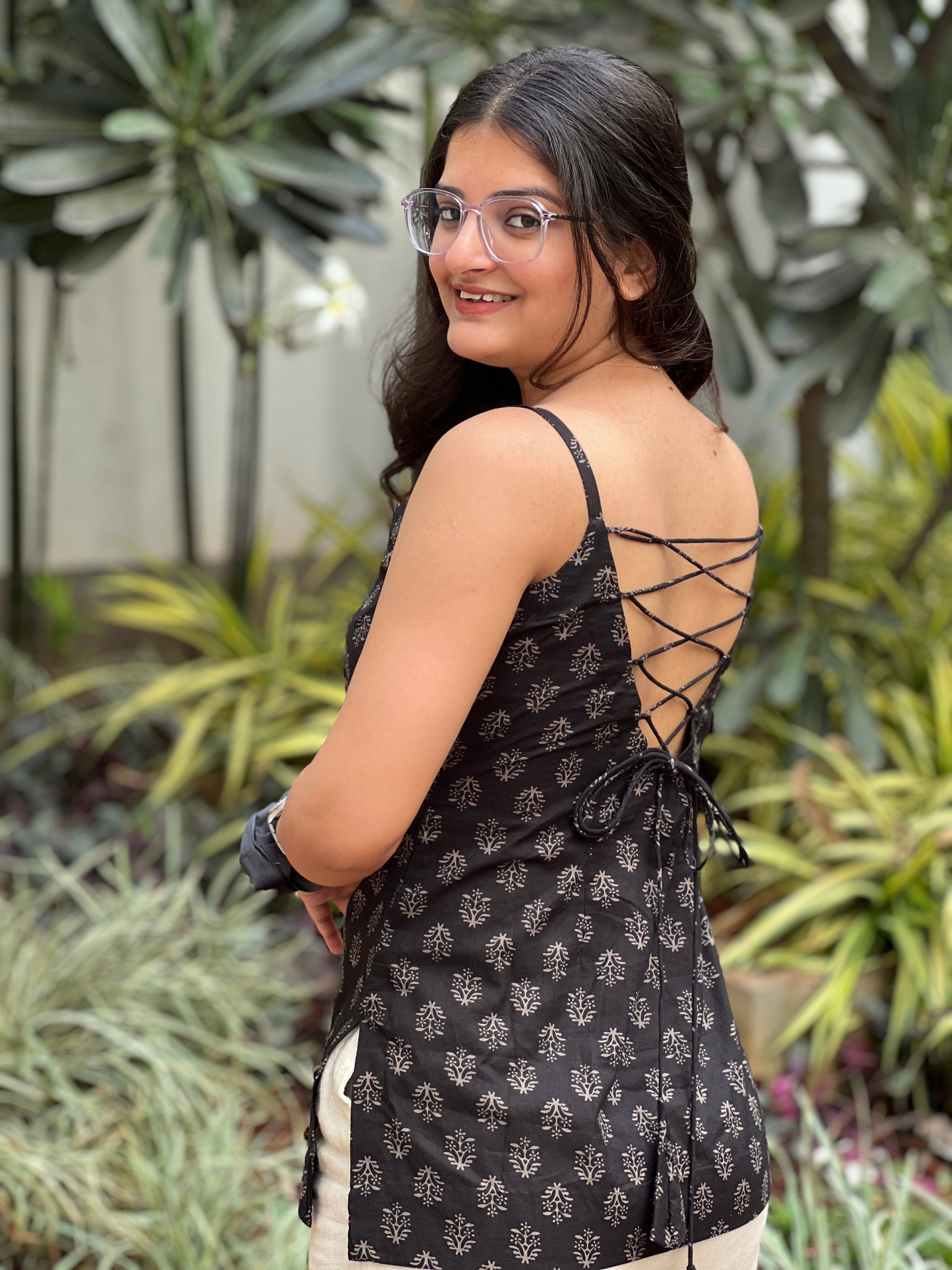 Black Corset Kurti