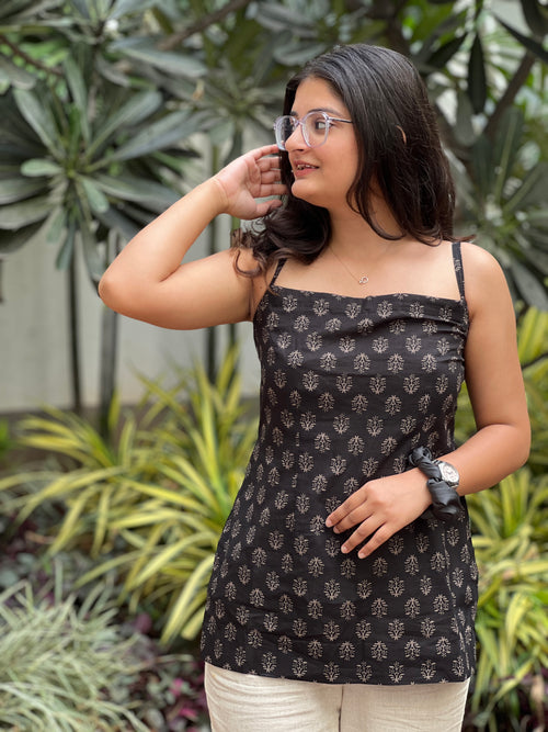 Black Corset Kurti